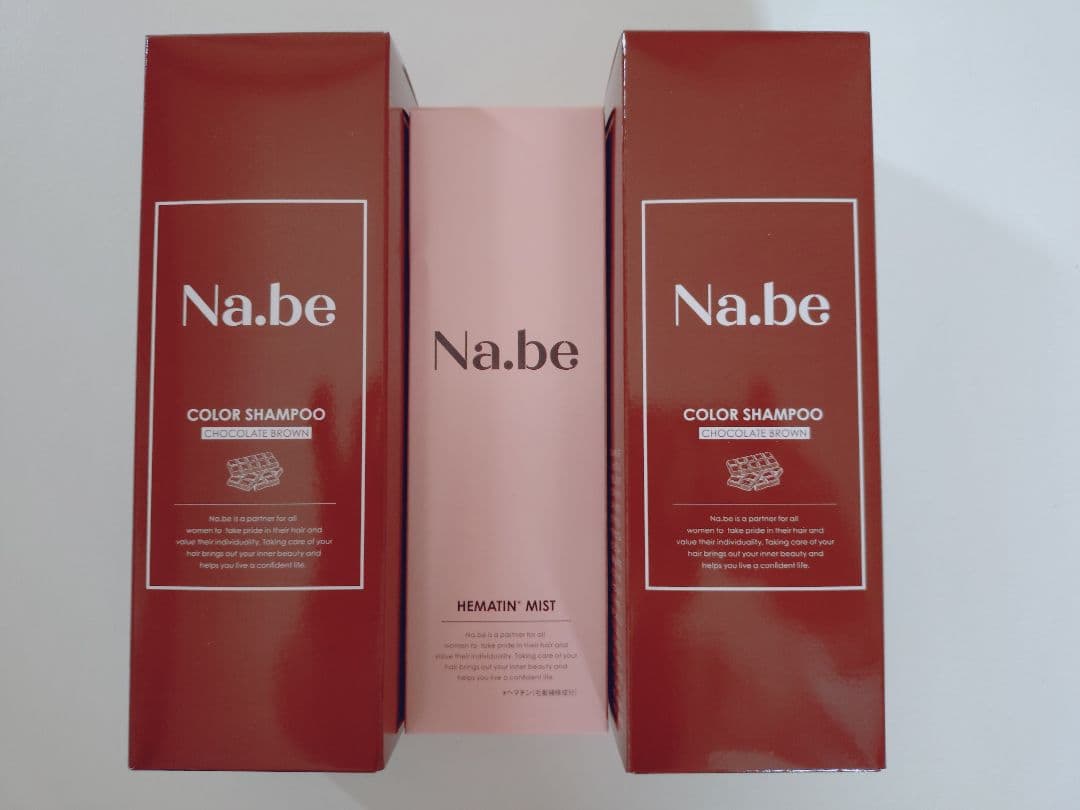 Na.be カラーシャンプー270ml & ヘマチンミスト