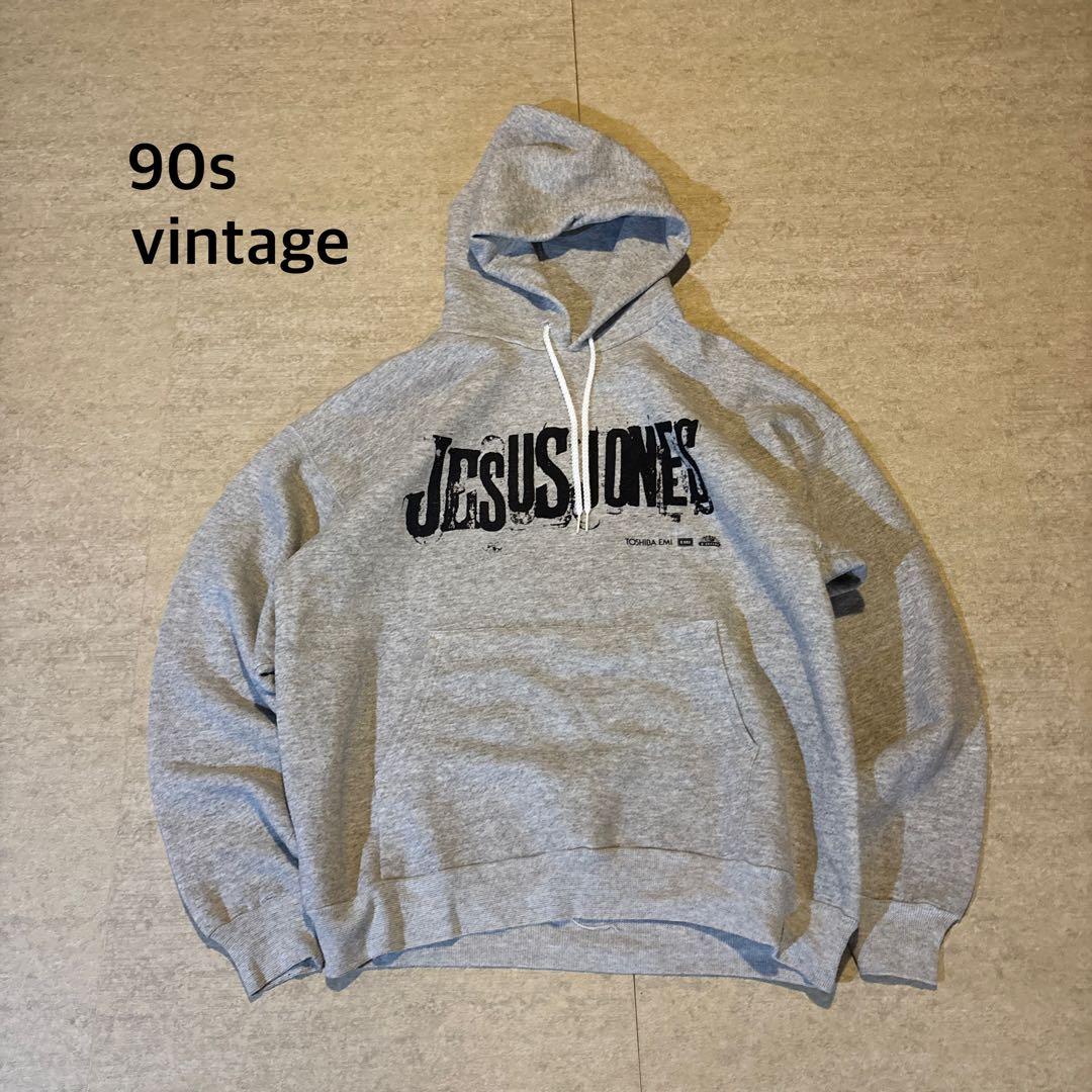 N．Ｉ商品 90s vintage JESUS JONES パーカー XL Vintage 1990s Lugz Heavy Weight Hoodie / 90s Hoodie / Vintage