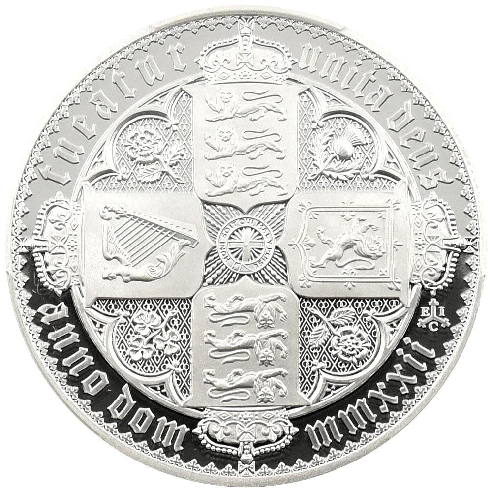 2022マスターピースゴシッククラウン1oz銀貨 PR69 (新品未使用)200