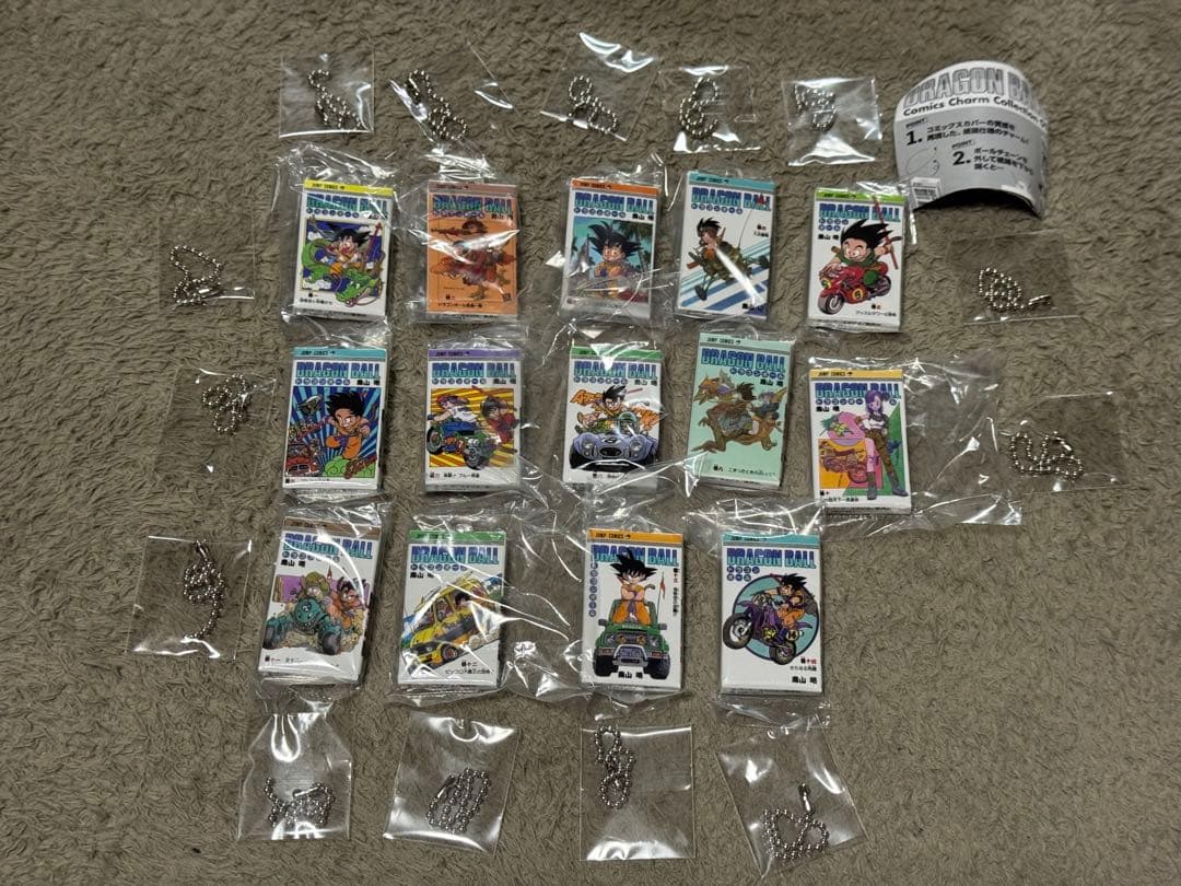 ドラゴンボール　コミックチャーム　コンプリート ドラゴンボール コミックス チャーム コレクション01 全14種セット