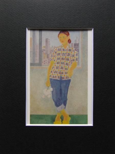 田代正子、娘、超希少画集画、新品額付、状態良好