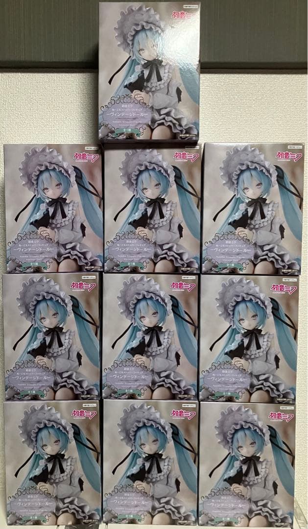 【匿名配送】初音ミク　ぬーどるストッパー　ヴィンテージドール 10個セット