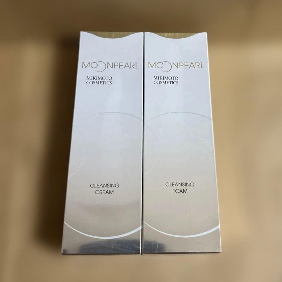 クレンジングクリーム、クレンジングフォームセット　ムーンパールミキモトコスメ