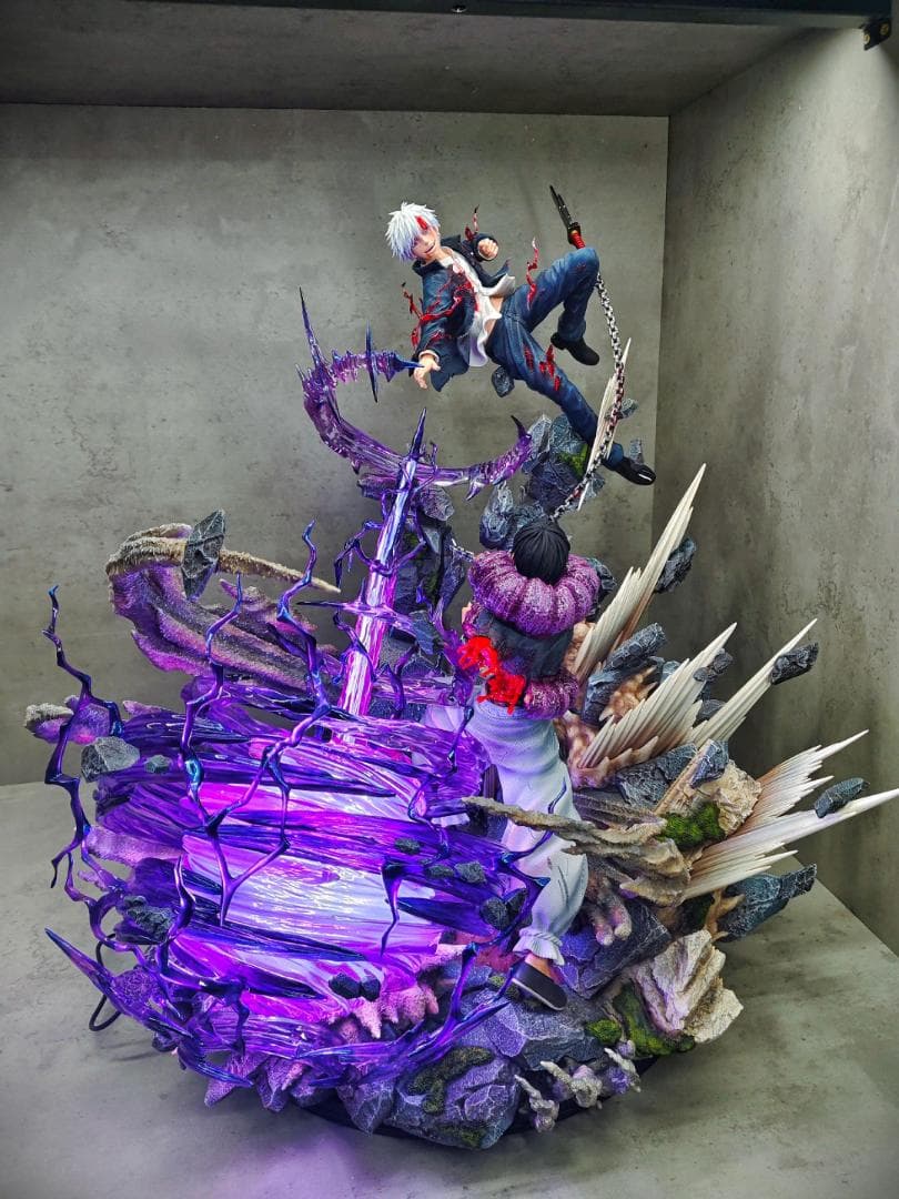 呪術廻戦 五条悟 伏黒甚爾 茈 ガレージキット フィギュア 1/6スケール