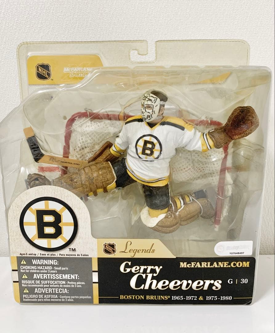 【レア】Mcfarlane マクファーレン NHLフィギュア Cheevers