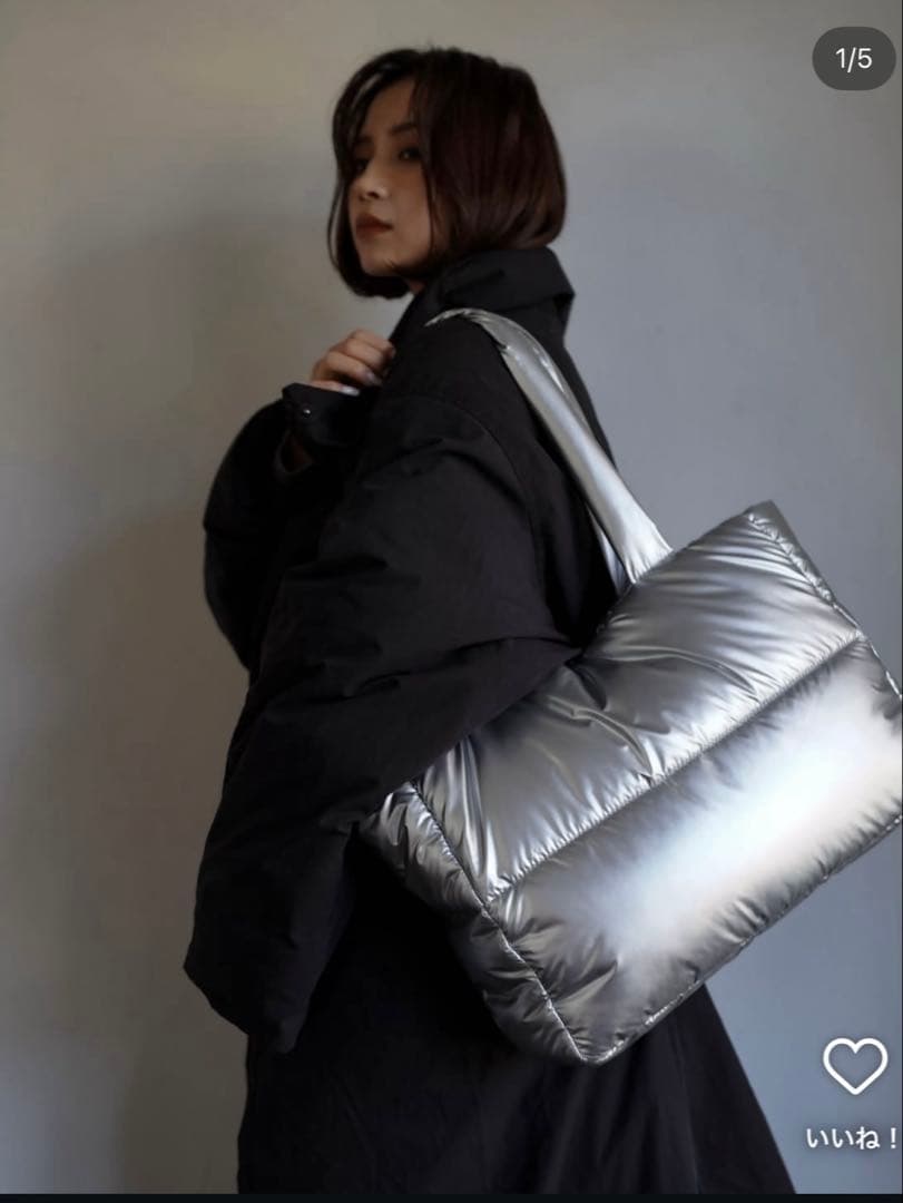 【新品】MARQUE 仲村美香　マザーズバッグ　シルバー