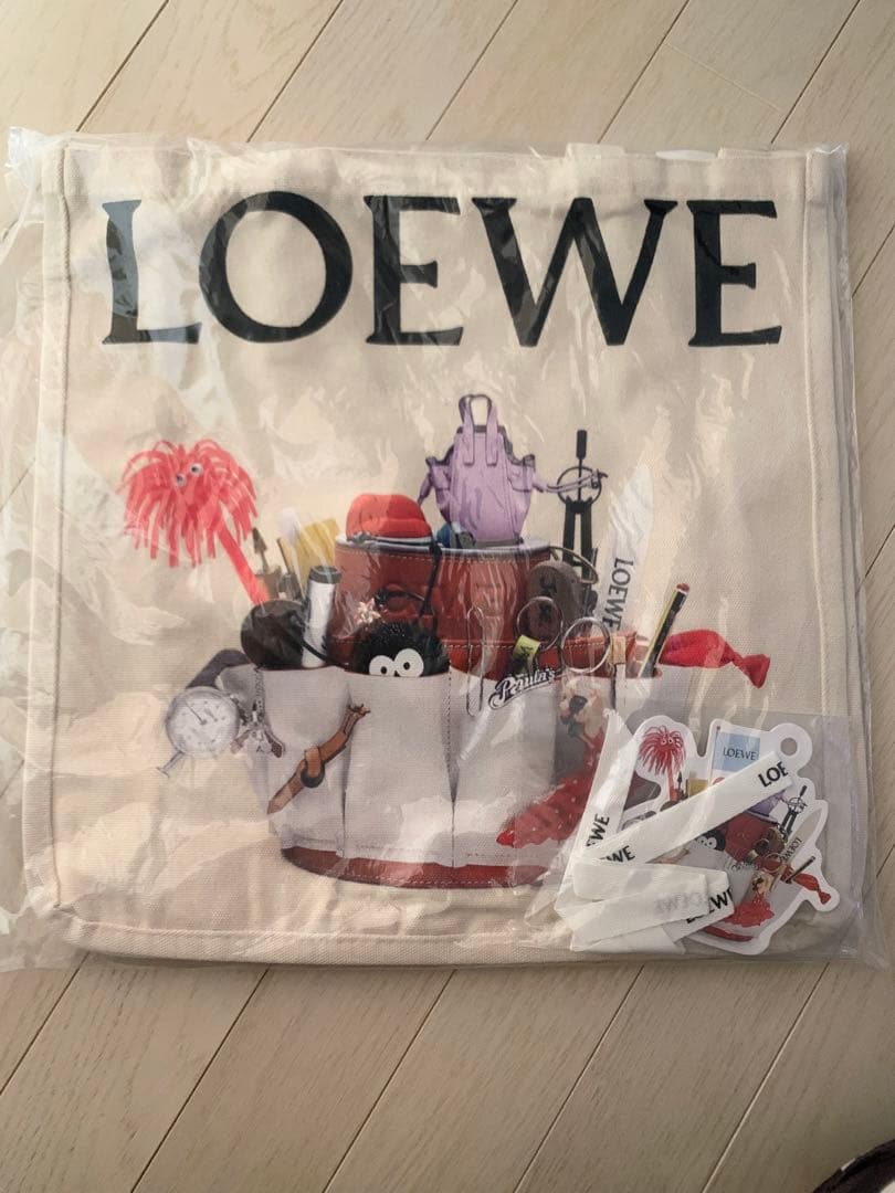 LOEWE ロエベ　クラフテッドワールドエコバッグ