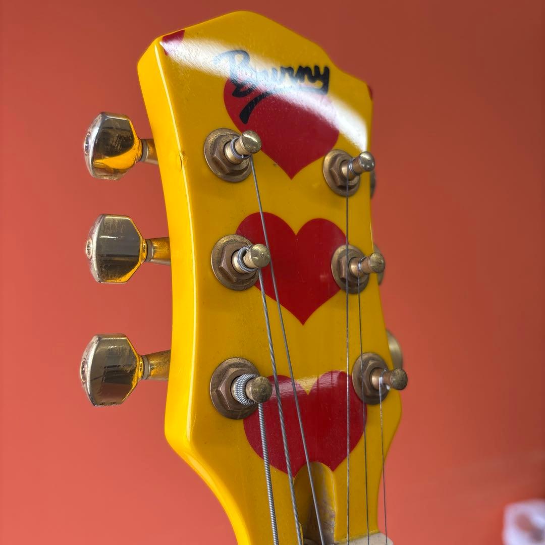 BURNY FERNANDES イエローハートYH-JR hide アンプ内蔵 - メルカリ