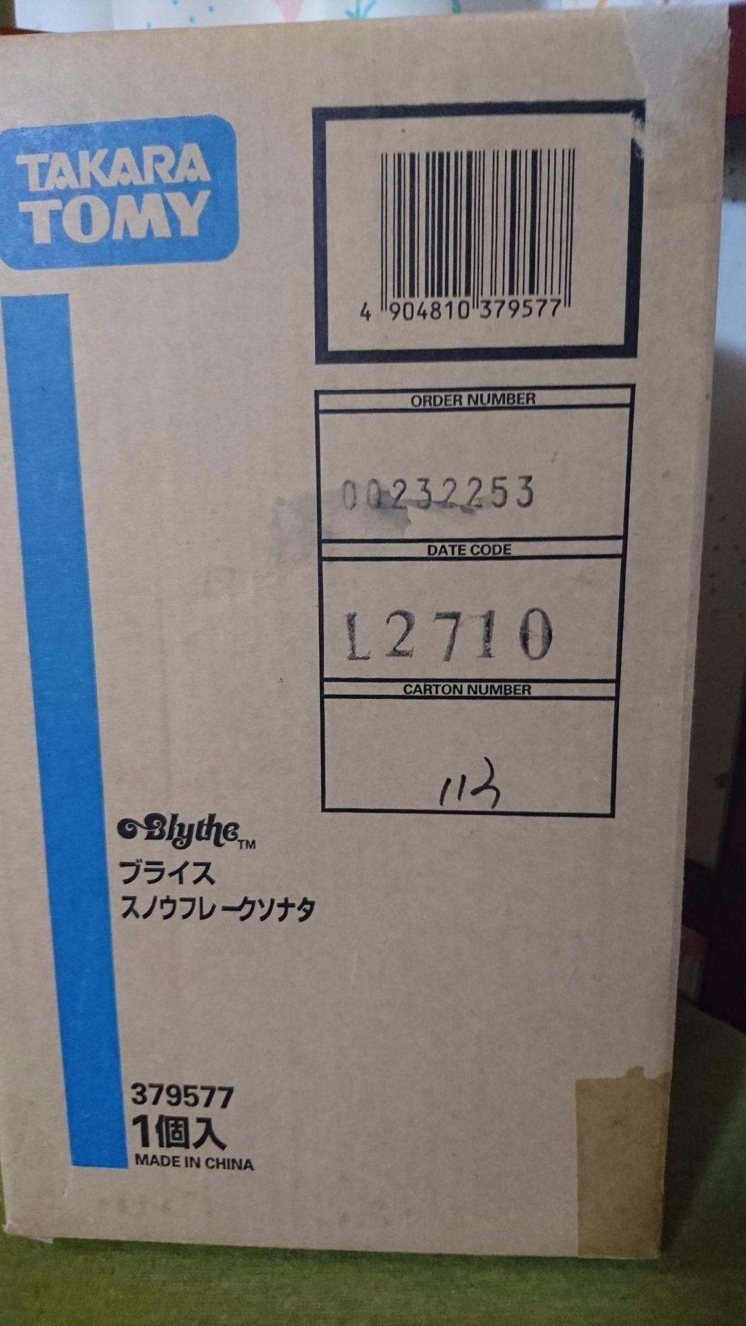 CWC限定ネオブライス『スノウフレークソナタ』 アジア限定☆ネオブライス☆『スノウフレークソナタ』開封と、製作状況