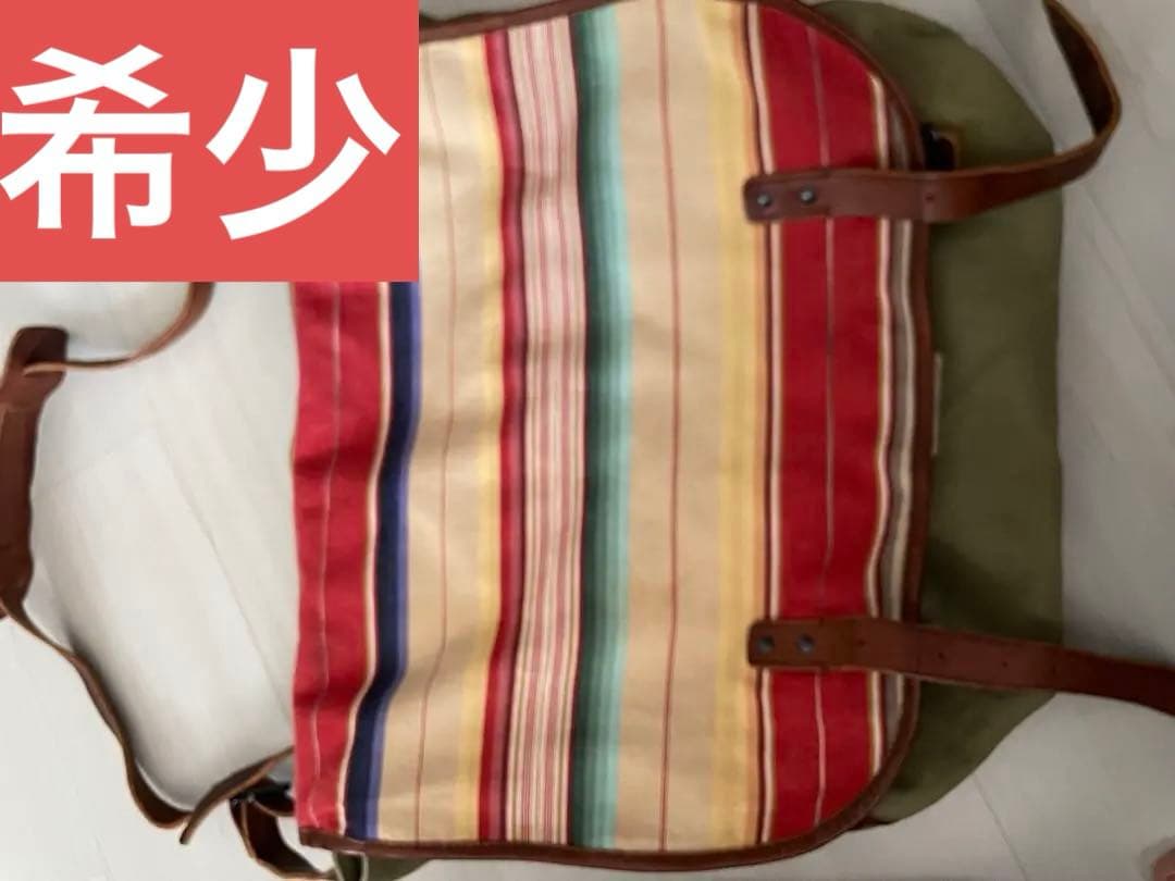 【希少】RRLラルフローレン デニムアンドサプライ　ヴィンテージショルダーバッグ