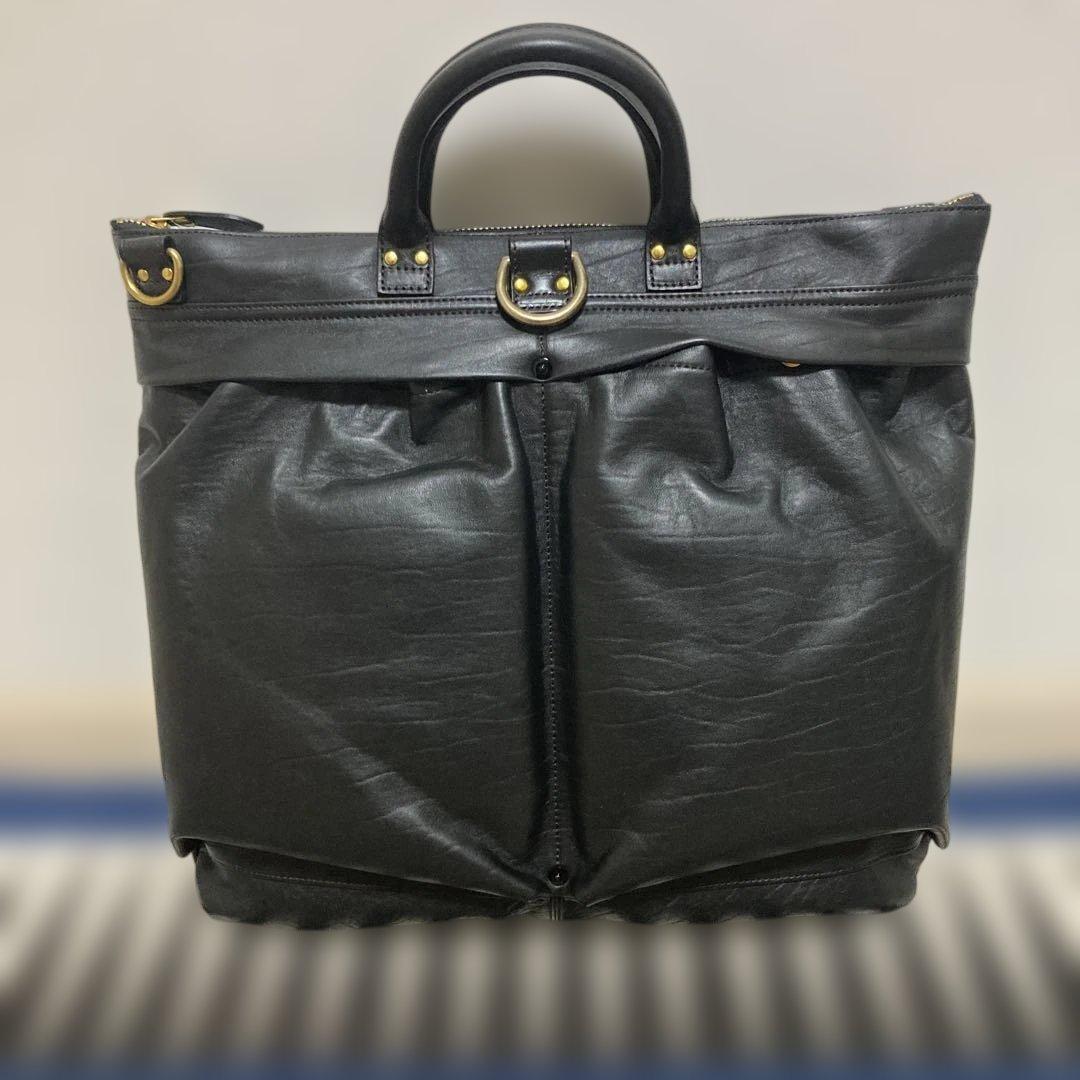 池田工芸 × Lightning 純国産茶芯 ホースハイド Helmet Bag - メルカリ