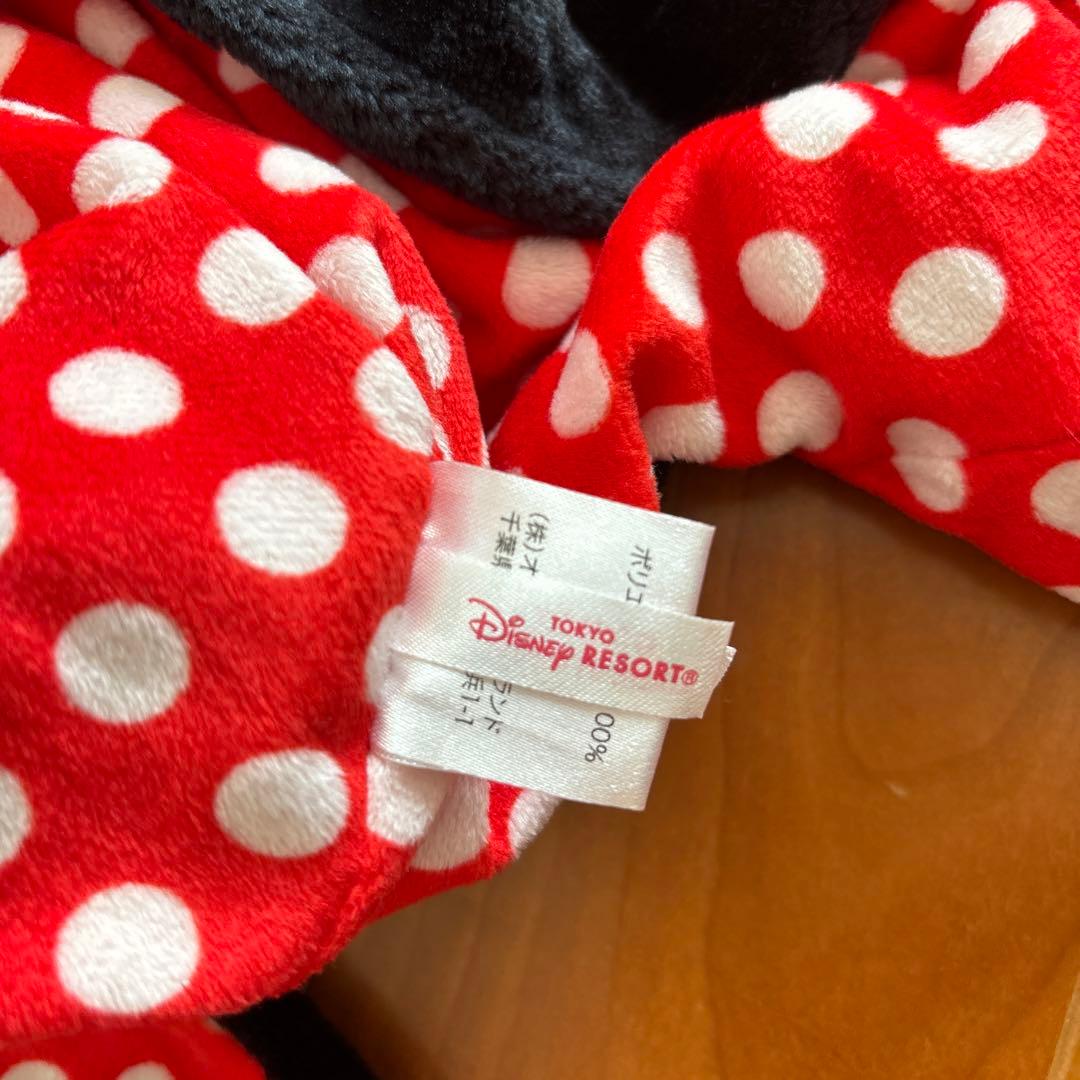ディズニーリゾート ファンキャップ ミニーちゃん フード型マフラー