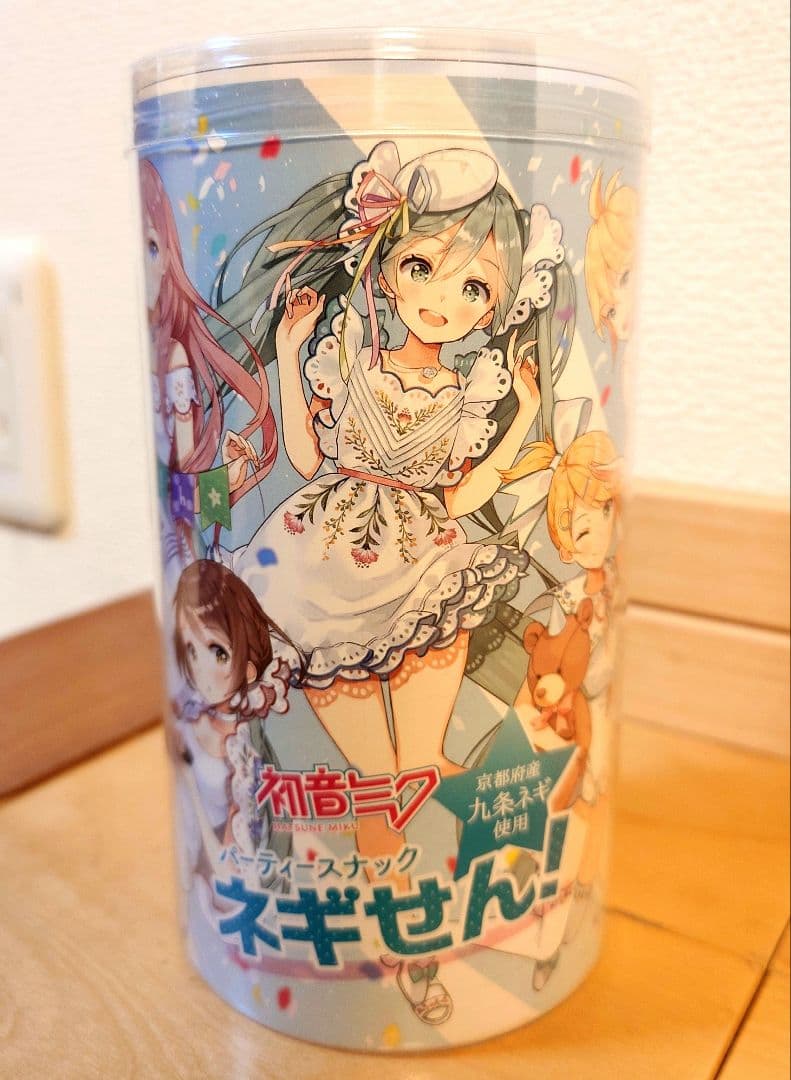 初音ミク Birthday Party なんばマルイ限定商品 ネギせん! 空容器