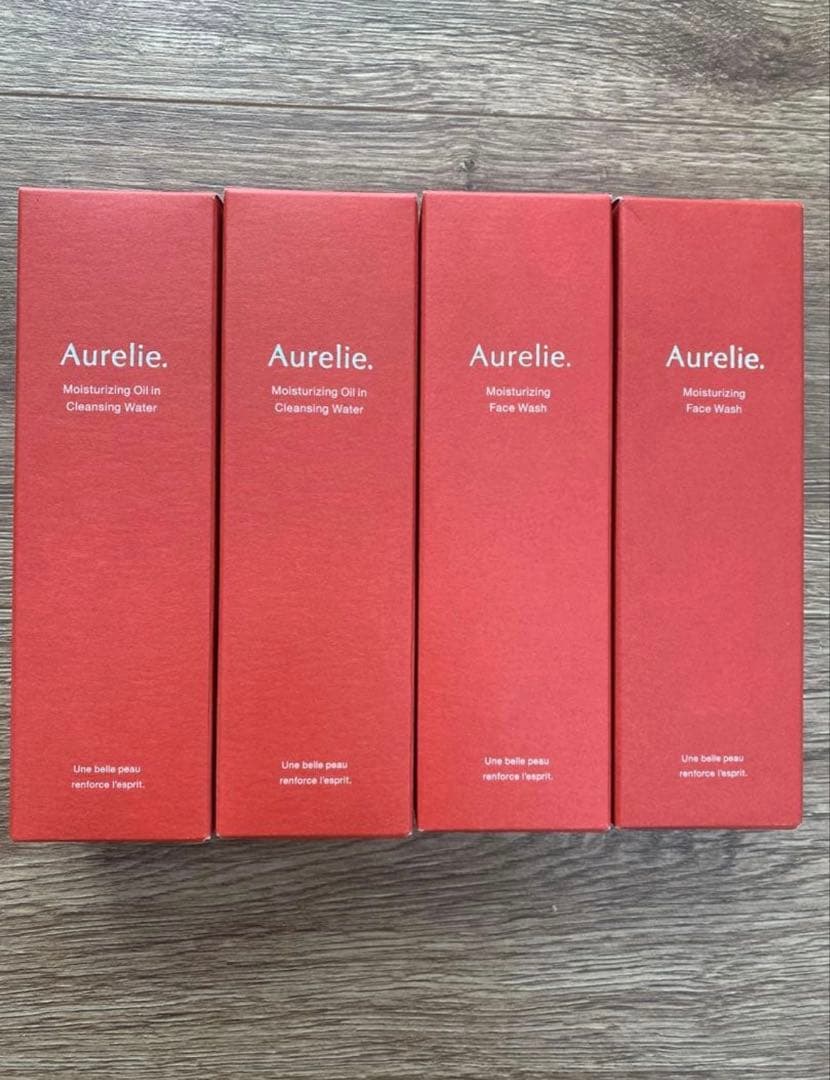 オレリー クレンジングウォーター&フェイスウォッシュ各2本 4本セット