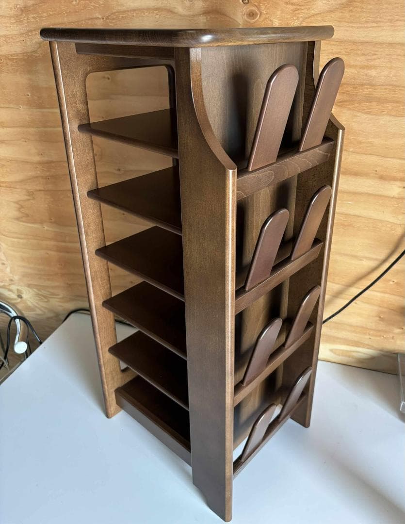 KARIMOKU カリモク 6段 スリッパ ラック 木製 オールド ヴィンテージ カリモク家具 / karimoku オールドカリモク スリッパラック