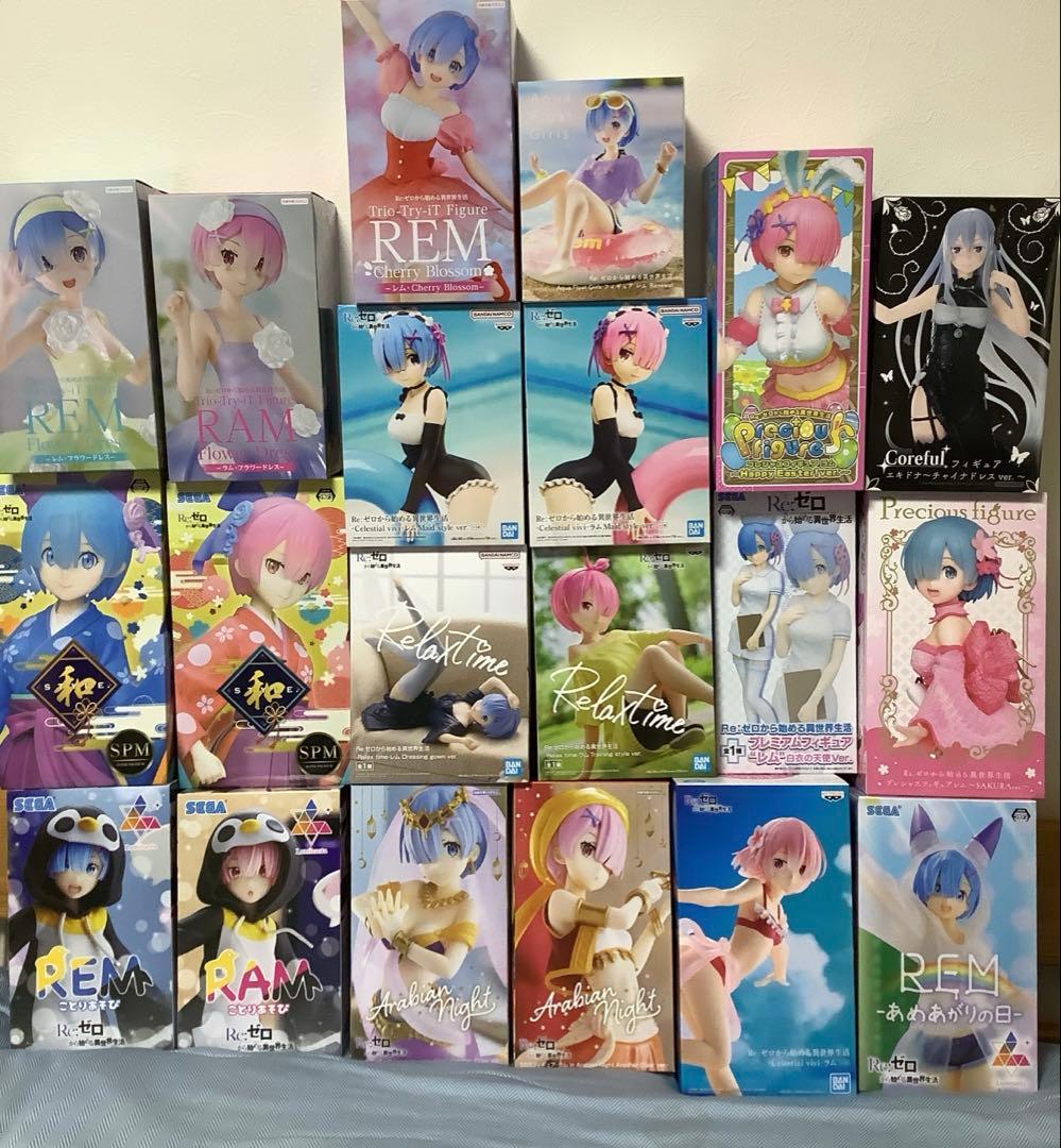 Re:ゼロから始める異世界生活　リゼロ　レム　ラム　エキドナ　フィギュア　まとめ