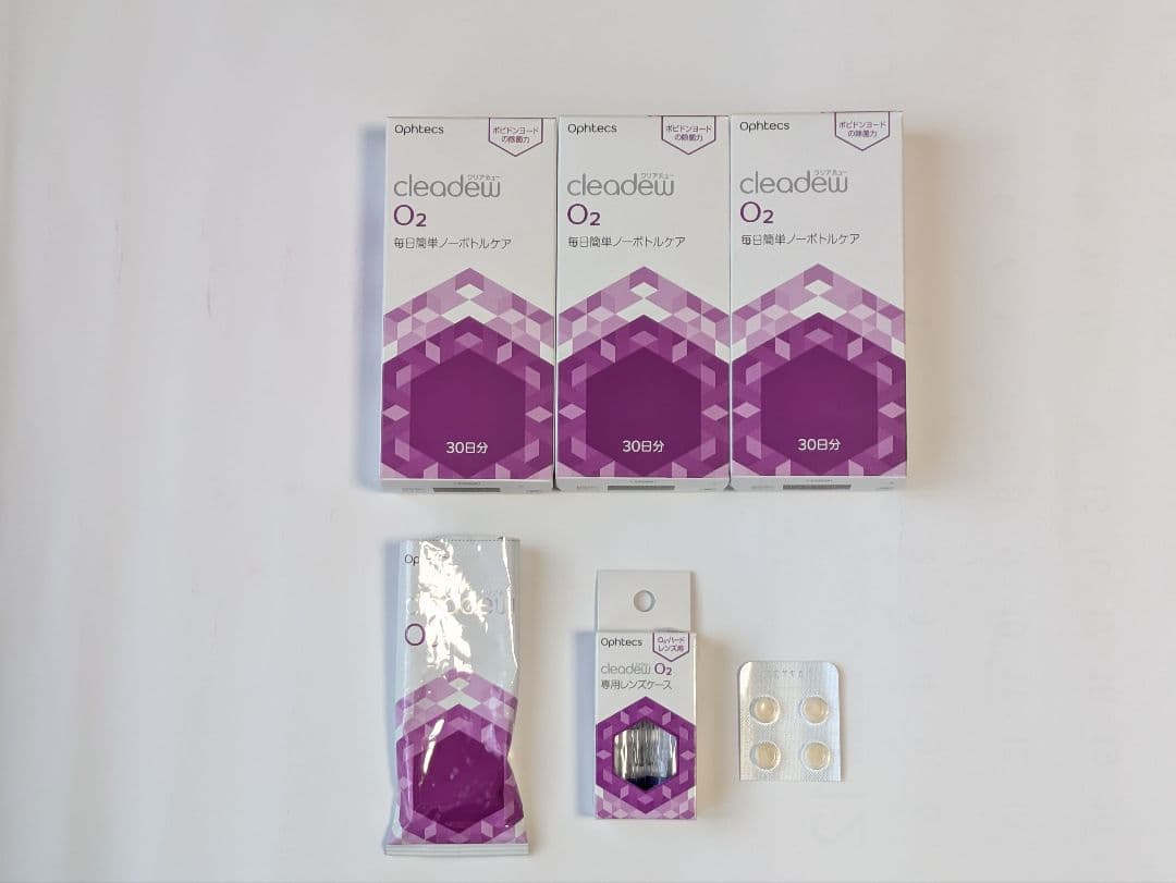 【新品】オフテクス クリアデュー O2 30日分 3箱セット＋おまけ