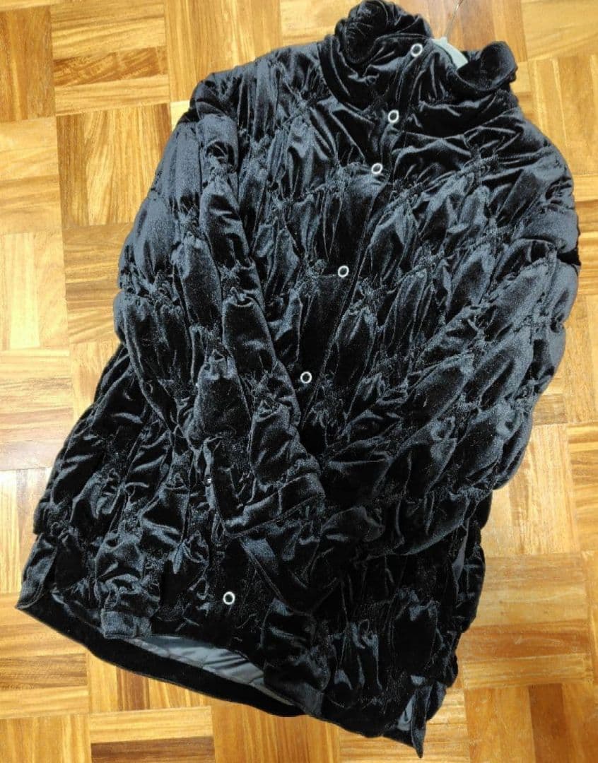 【値下げ】ベロアキルティングスタンドカラーブルゾン 2024 Sサイズ