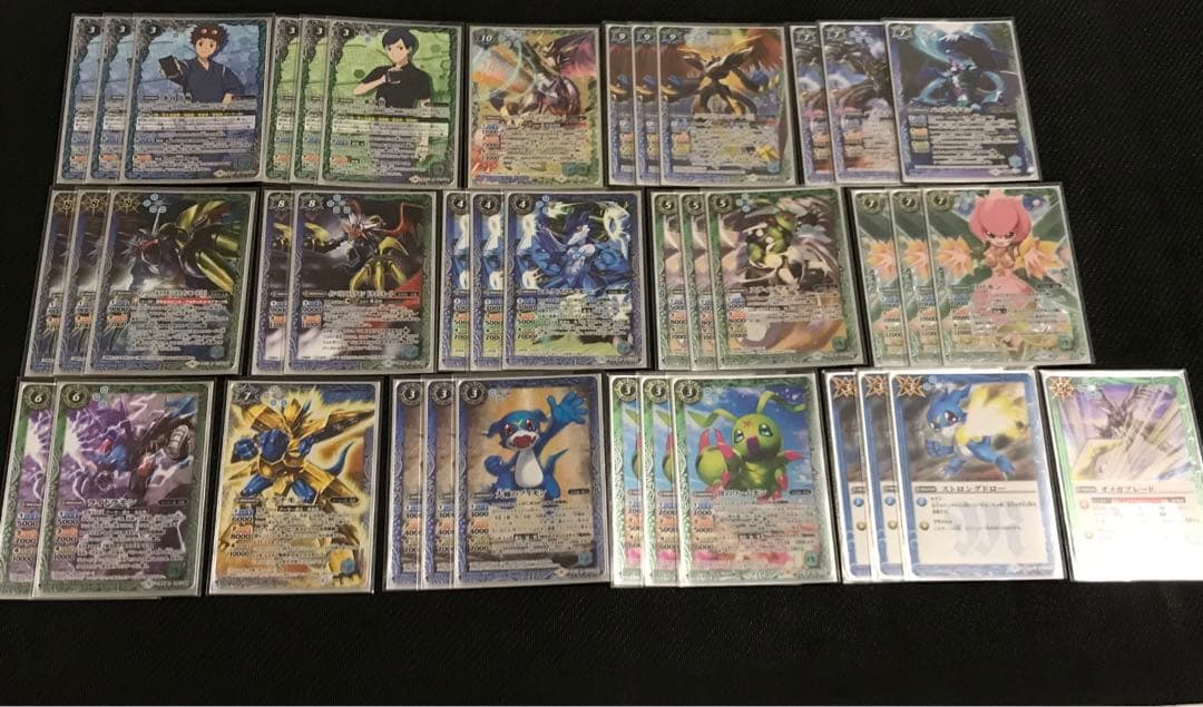 バトルスピリッツ　青緑デジモン　デッキ