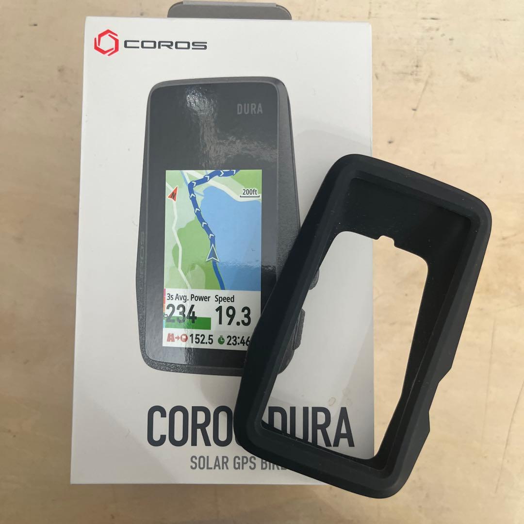 p*n様 COROS DURA サイクルコンピューター シリコンケース　ガラスフ