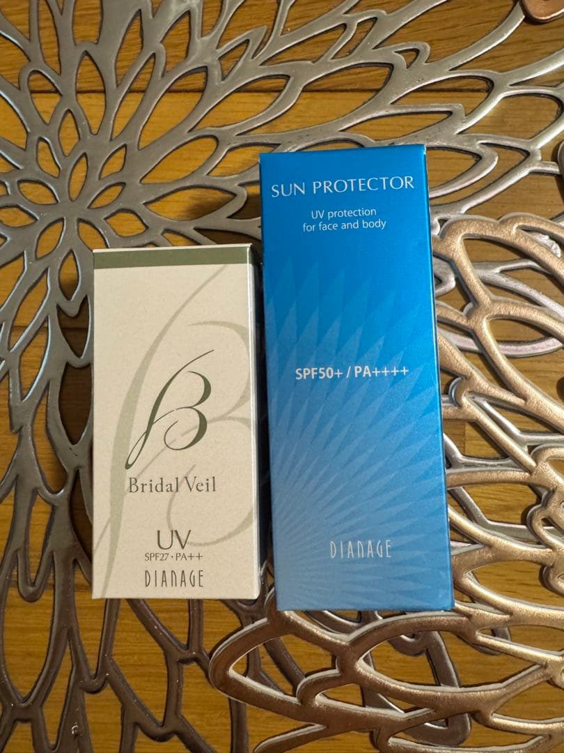 ダイアナ サンプロテクターとUVケアミルク