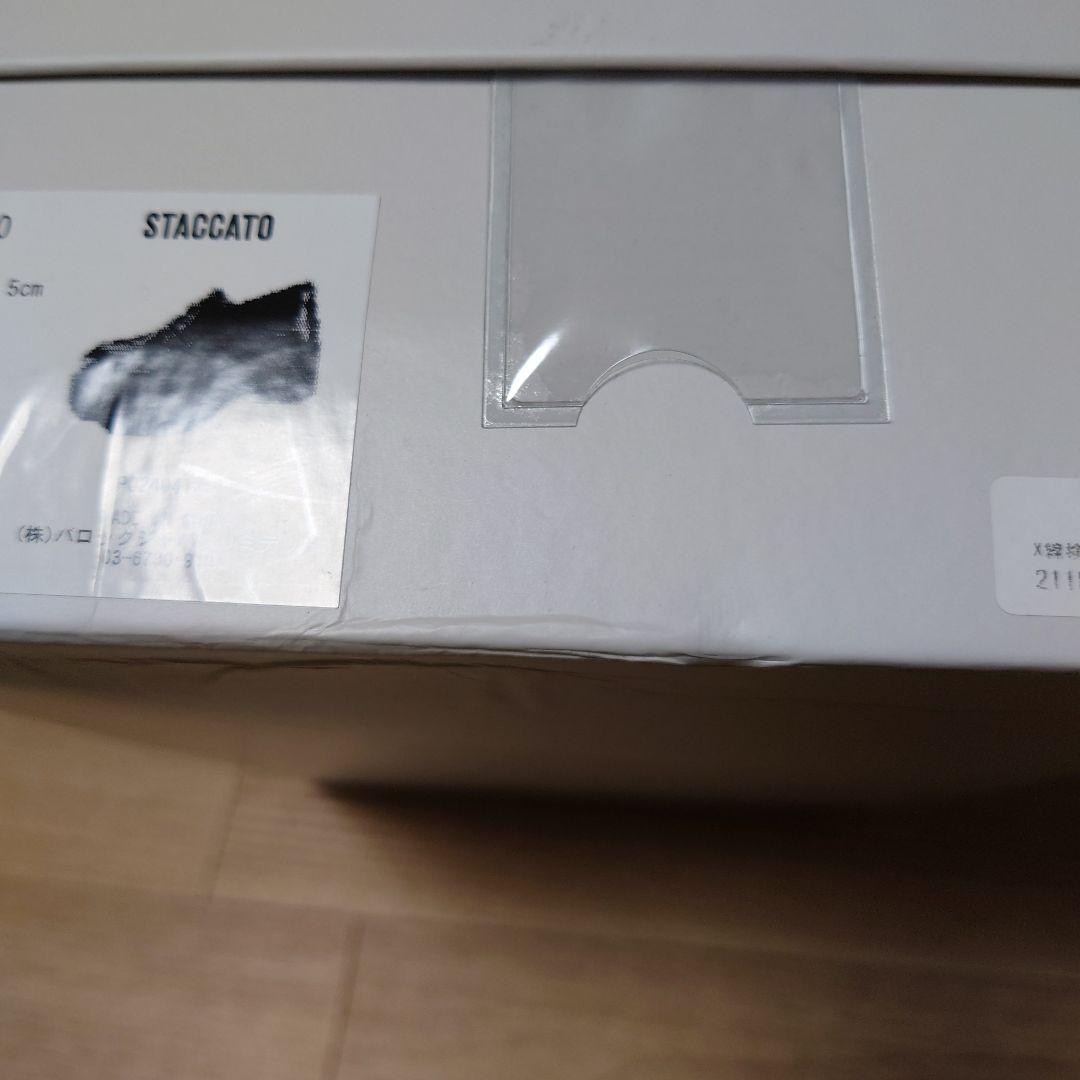 新品未使用 スタッカート ダイス タンクソール ローファー 24.5cm 黒