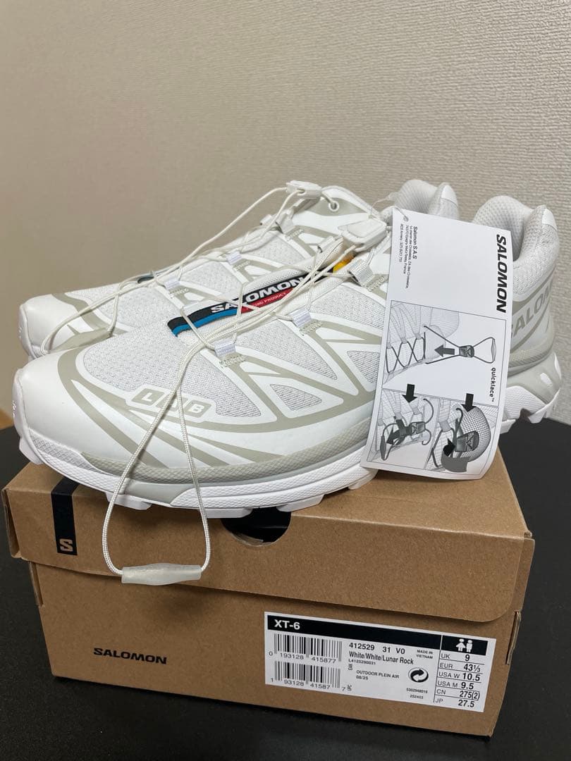 靴 SALOMON XT-6 27.5cm