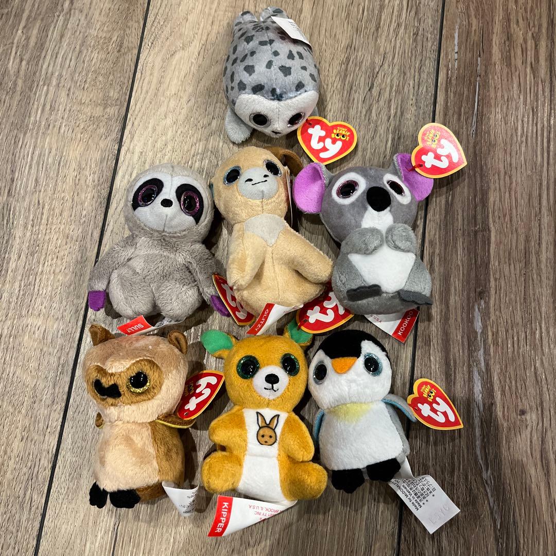 マクドナルド ハッピーセット ビーニーベイビーズ ty 人形7体セット