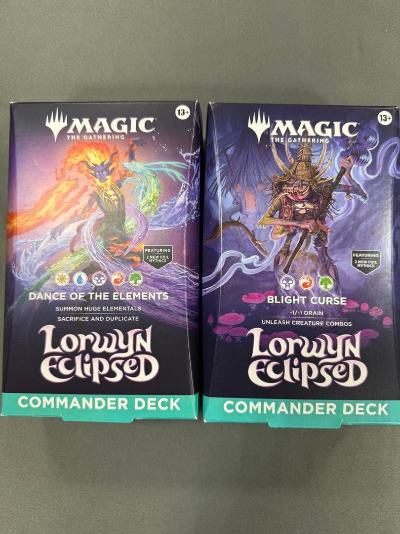 MTG ローウィンの昏明　英語版　統率者デッキ 2種セット Amazon.co.jp: マジック：ザ・ギャザリング 『ローウィンの昏明』統率