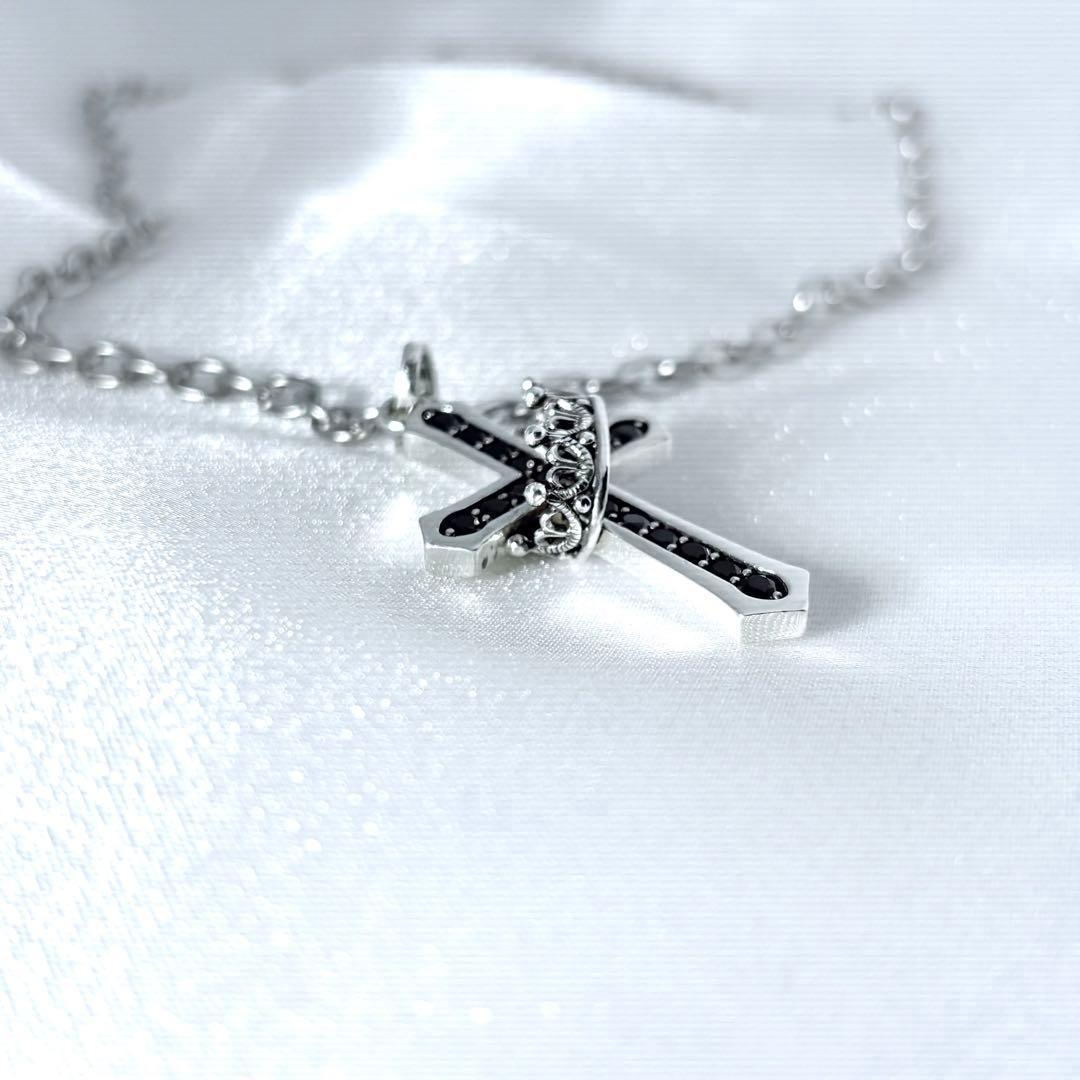 ジャスティンデイビス CROSS CROWN STONE ネックレス SV925 - メルカリ