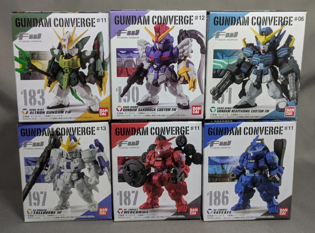まとめ割 W系 6種セット ガンダム コンバージ [匿名発送] - メルカリ