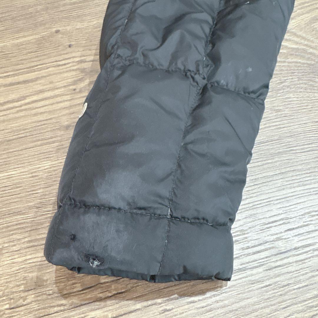 k179 ノースフェイス ロングダウンコート ブラック S 綺麗め スッキリ