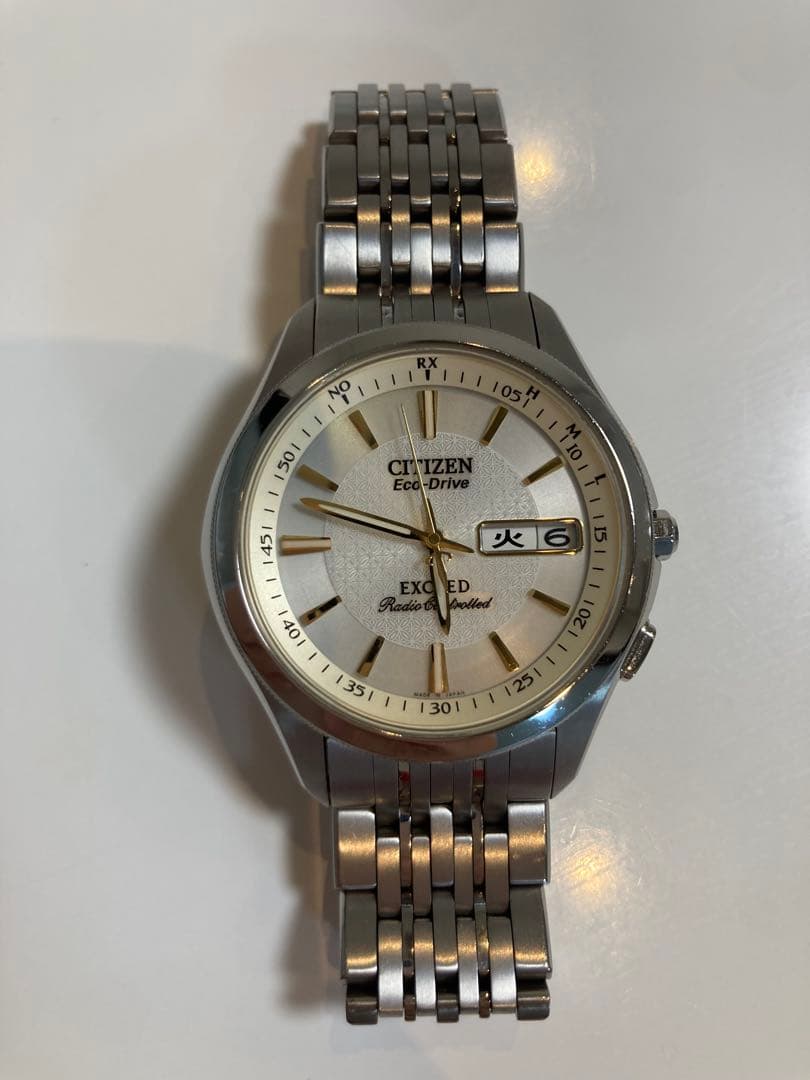 CITIZEN Eco-Drive EXCEED 稀少高級ライン 曜日表示有り