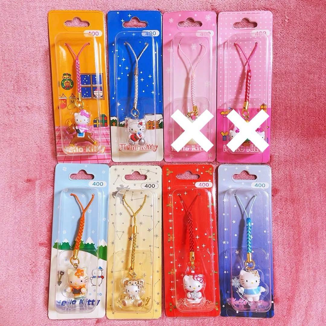 希少レア　ハローキティ　根付け　冬　フユ　Xマス　2002 サンリオ　平成レトロ