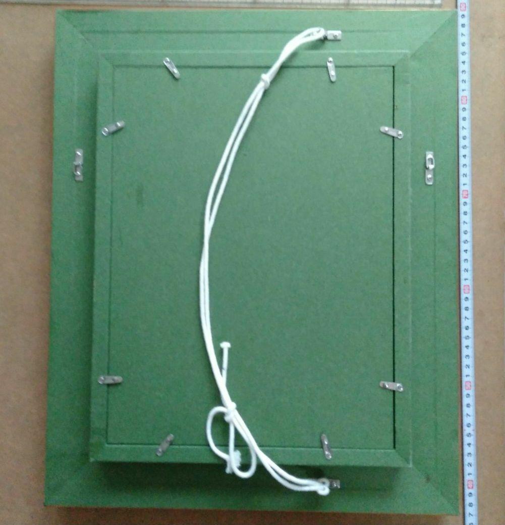 安井賞画家 矢野欣二 「大山」 風景画 ゴールドフレーム木製額縁