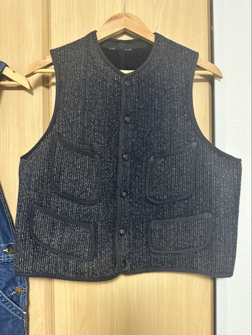 50s ブラウンズビーチ ベスト ごま塩