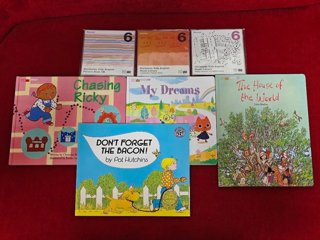 ワールドワイドキッズ 英語絵本とCD、DVDセット(STAGE1〜6) - メルカリ