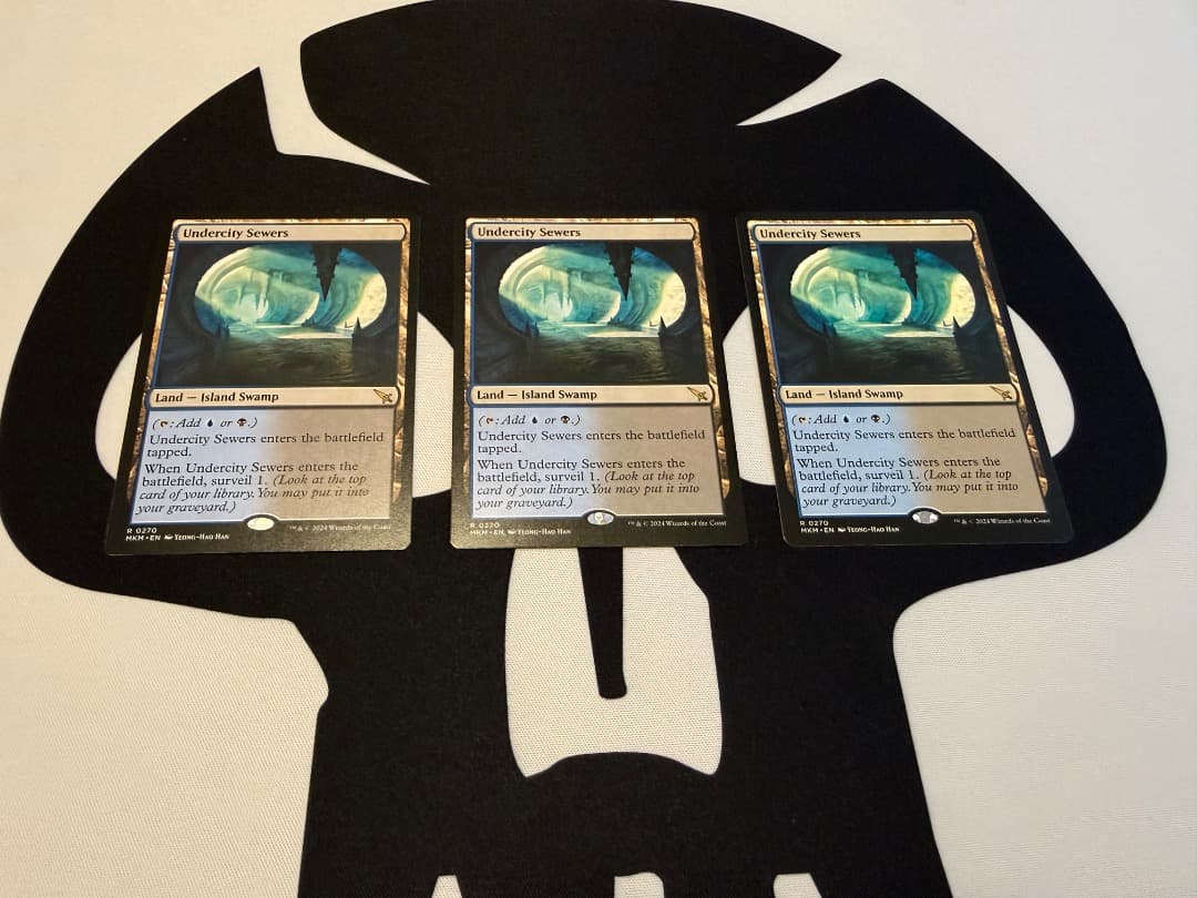 地底街の下水道　３枚　英語　MTG 2026年最新】地底街の下水道の人気アイテム - メルカリ