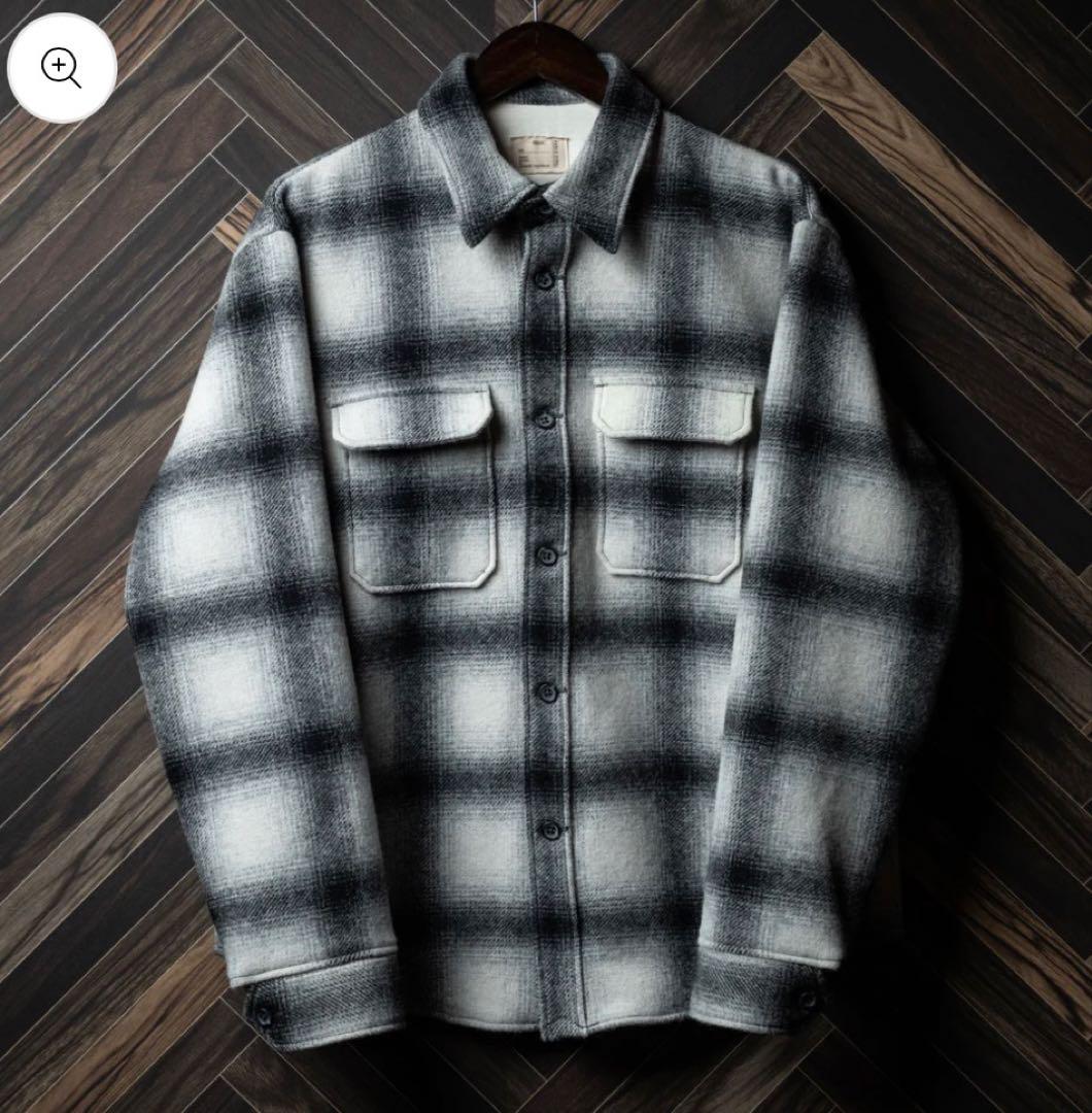 Wool ombre shirt パブロPABLO VINCI