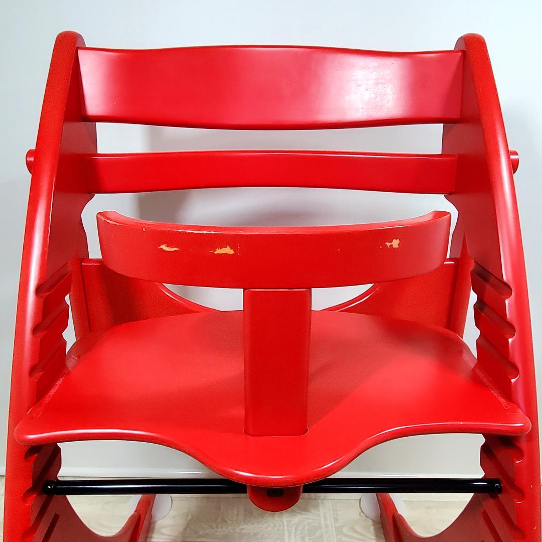 ☆大和屋☆ すくすくチェア アーク テーブル＆ガード付 ☆赤☆ - メルカリ