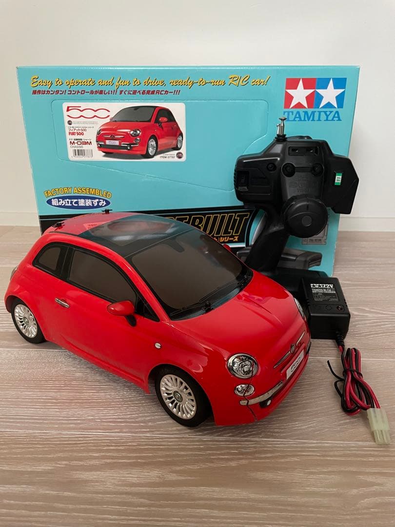 タミヤ FIAT 500 ラジコンカー 赤 1/10 XBシリーズ タミヤ FIAT 500 ラジコンカー 赤 1/10 XBシリーズ - メルカリ