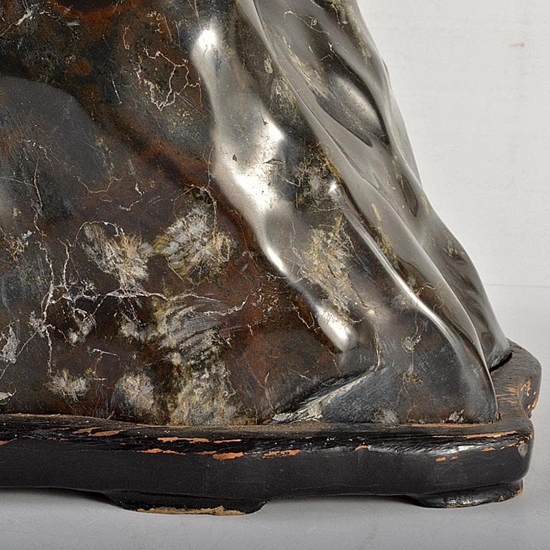 天然石 鑑賞石 梅花石 置物 重さ約24.8kg 唐木台付 M R6821B - メルカリ