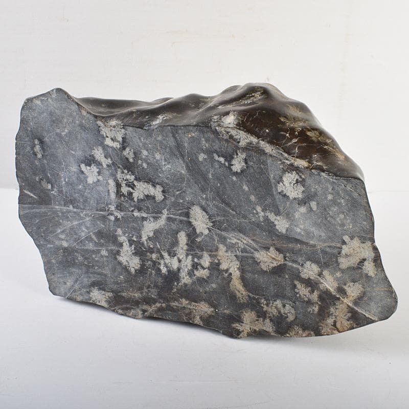 天然石 鑑賞石 梅花石 置物 重さ約24.8kg 唐木台付 M R6821B - メルカリ