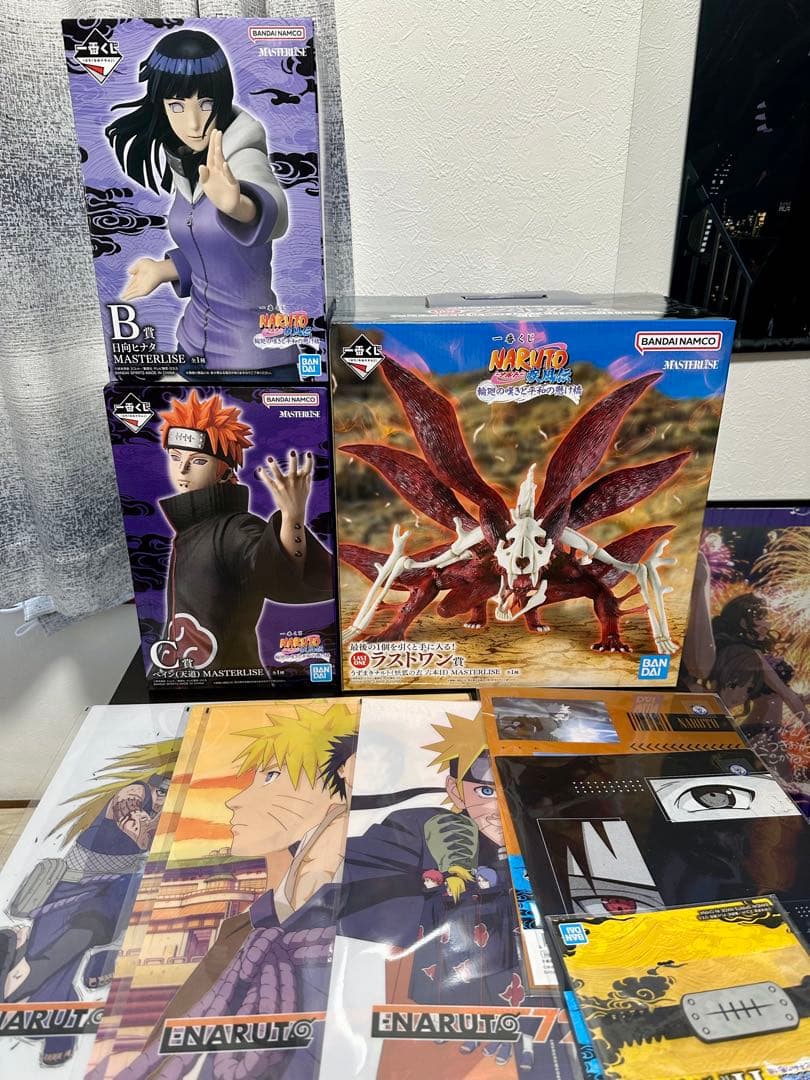 一番くじ　ナルト　ラストワン　B賞　C賞セット ナルト 一番くじ B賞 ヒナタ ラストワン賞 フィギュア 2点+下位賞
