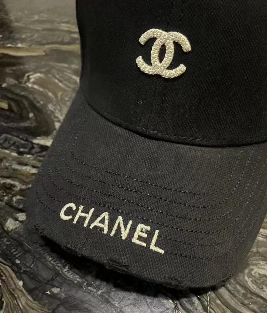 未使用 CHANEL シャネル キャップ 男女兼用ノベルティタグ、専用袋付き