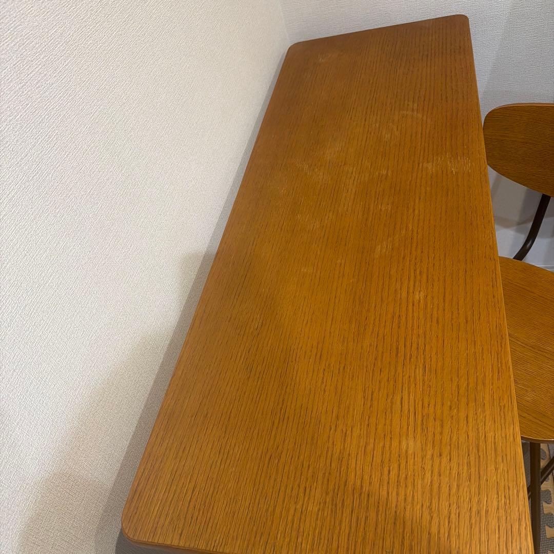 unico skola デスク カウンターテーブル チェア 定価7万円相当 - メルカリ