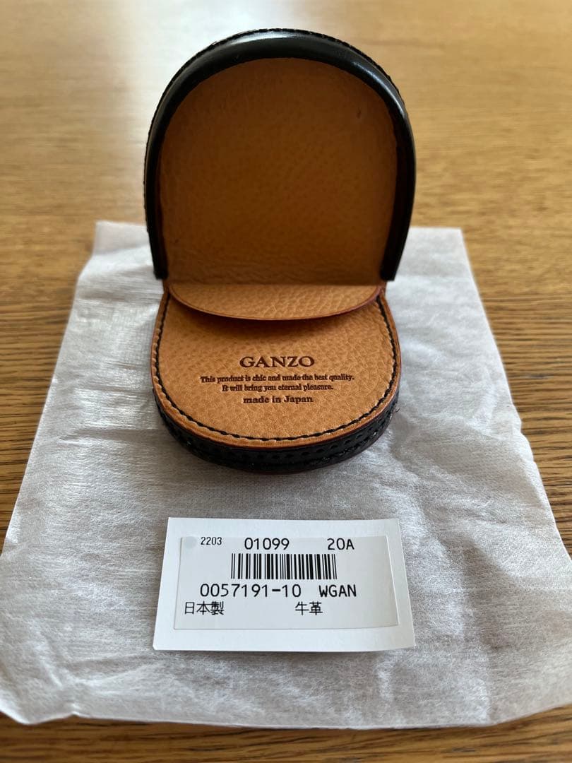 GANZO ブライドルレザー　馬蹄型小銭入れ