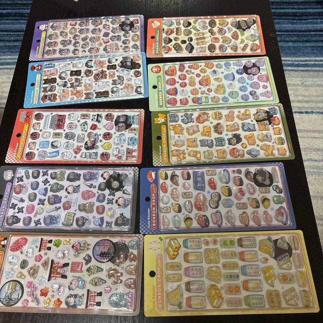 ボンボンドロップシール 10枚