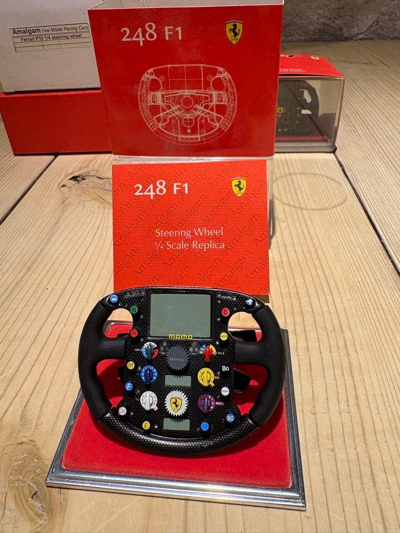 アマルガム1/4 フェラーリ248F1 ステアリング