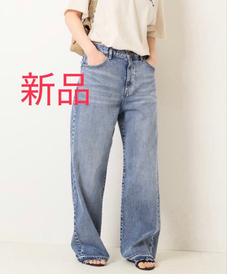パンツ Spick & Span 5 1/2 LOOSE-STRAIGHT DENIM